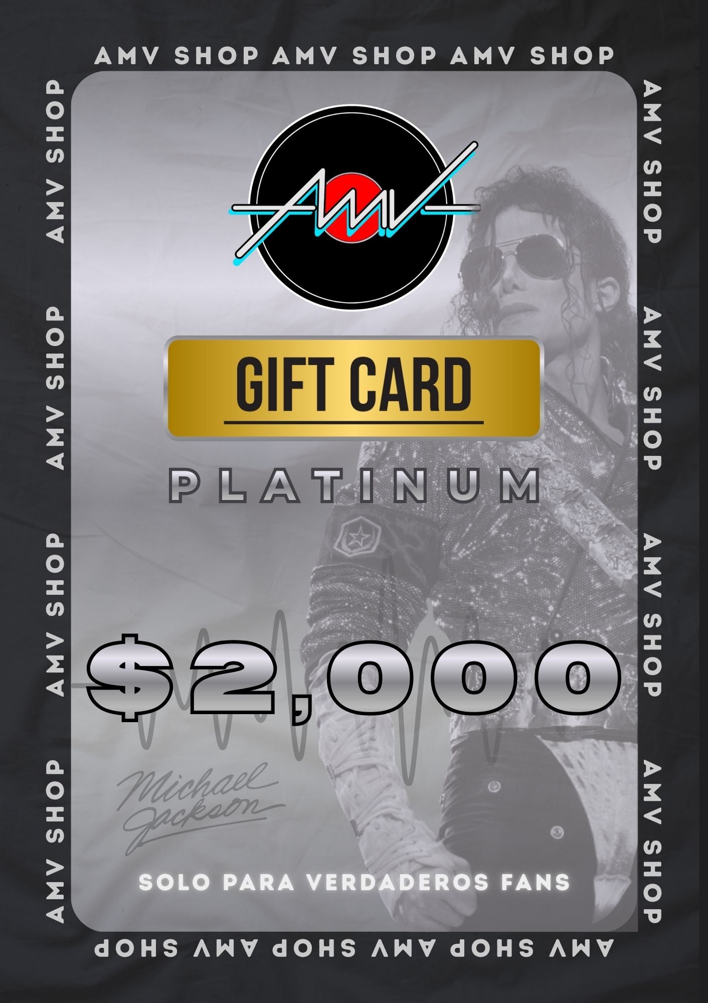 Tarjeta de regalo AMV Shop