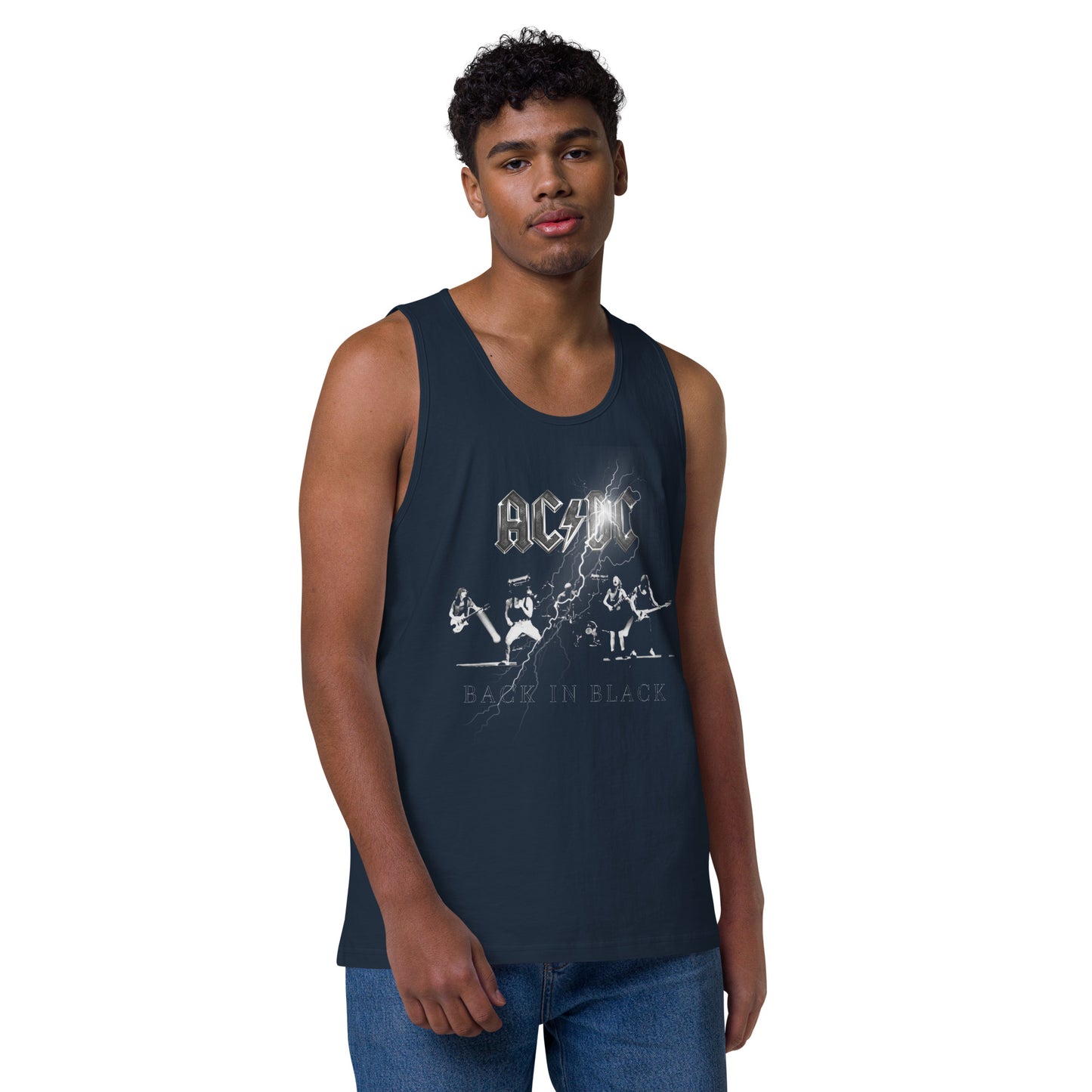 Playera Harmony Style (Tank Top): Back in Black - AC/DC