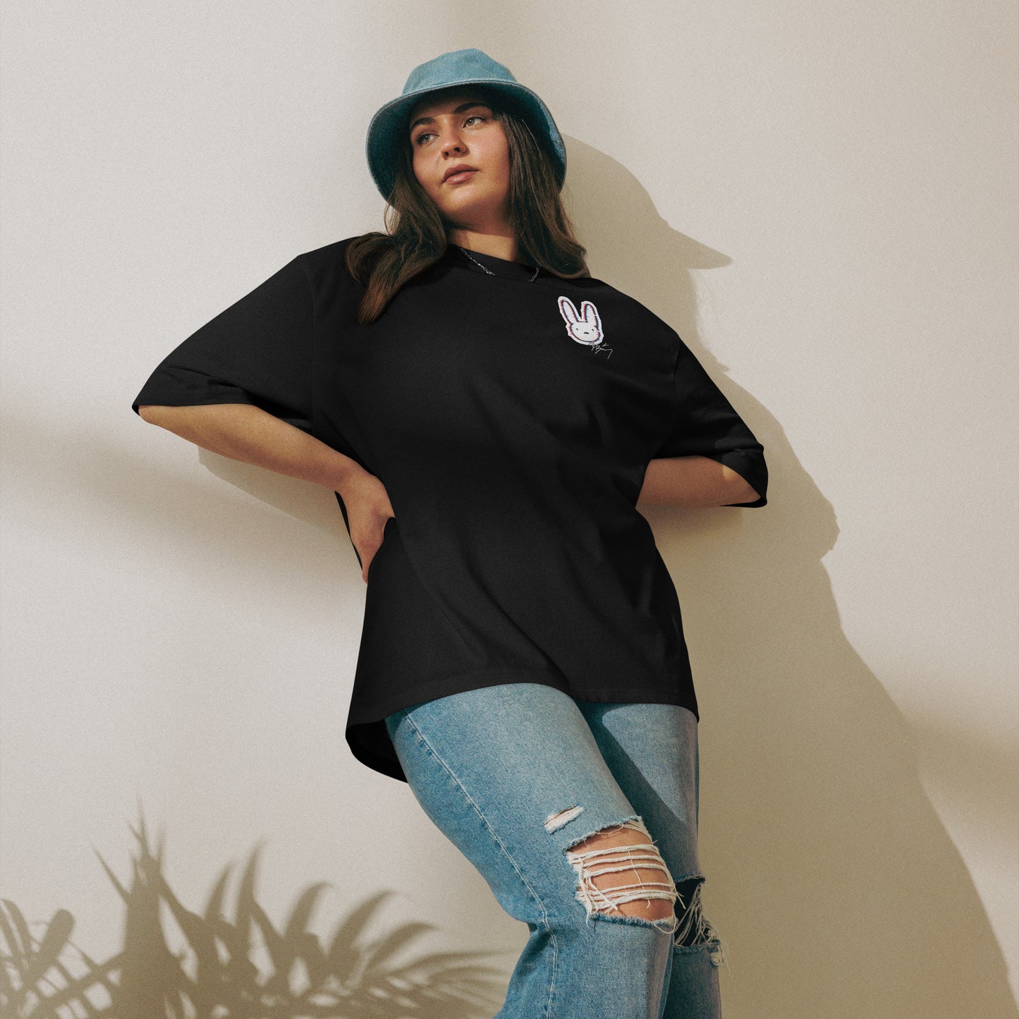 Playera DELUXE: "Spider Bunny" Oversize - Bad Bunny