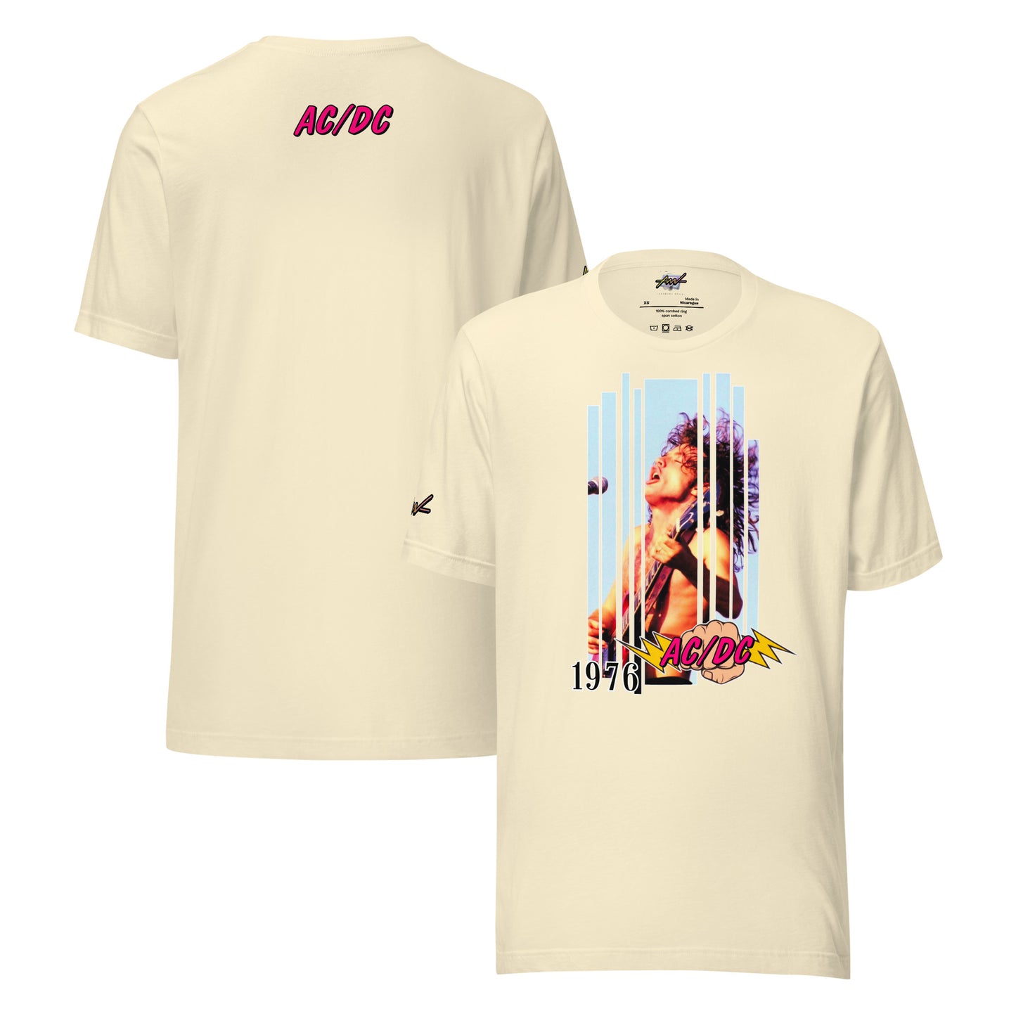 Playera Harmony Style: "DDDDC 1976" - AC/DC