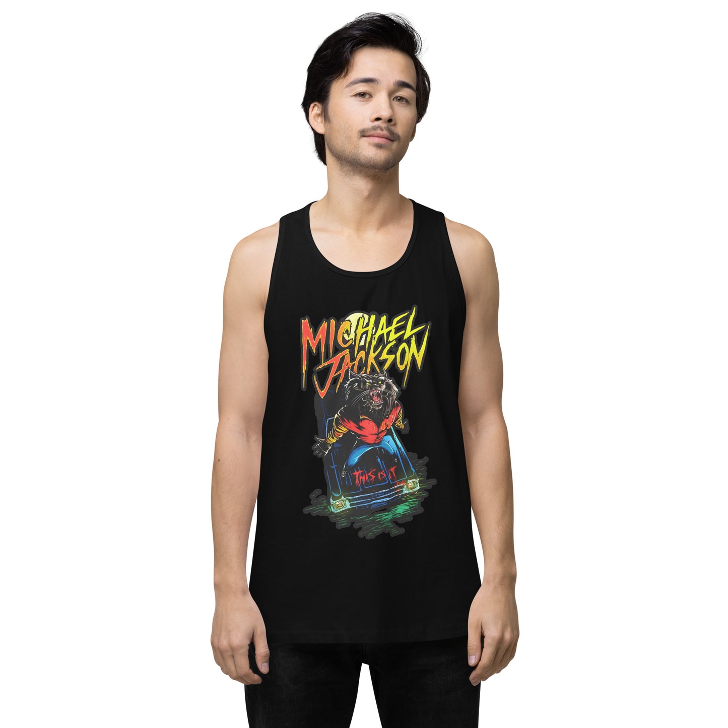Playera Harmony Style (Tank Top): Thriller (wolf) - Michael Jackson