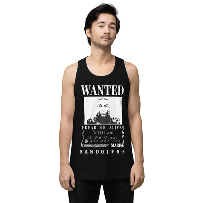 Playera Harmony Style (Tank Top): Wanted William D. On Omar - Don Omar x One Piece