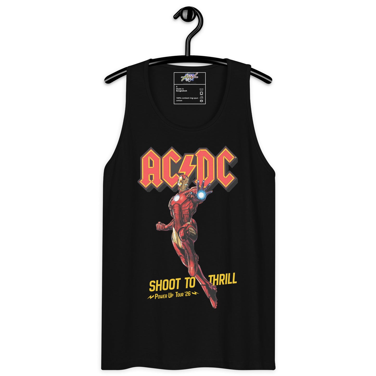 Playera Harmony Style (Tank Top): Shoot To Thrill (Iron Man) - AC/DC