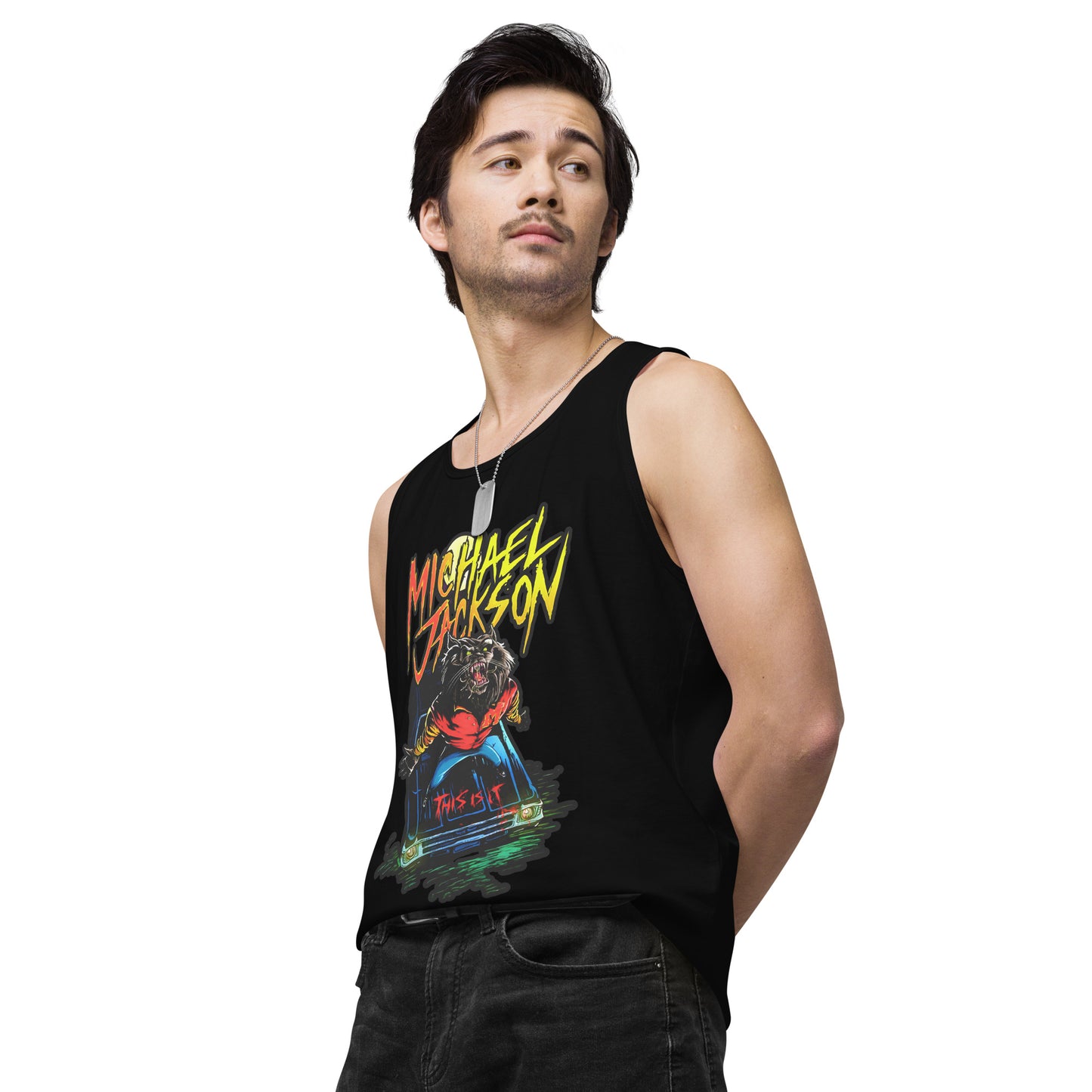 Playera Harmony Style (Tank Top): Thriller (wolf) - Michael Jackson
