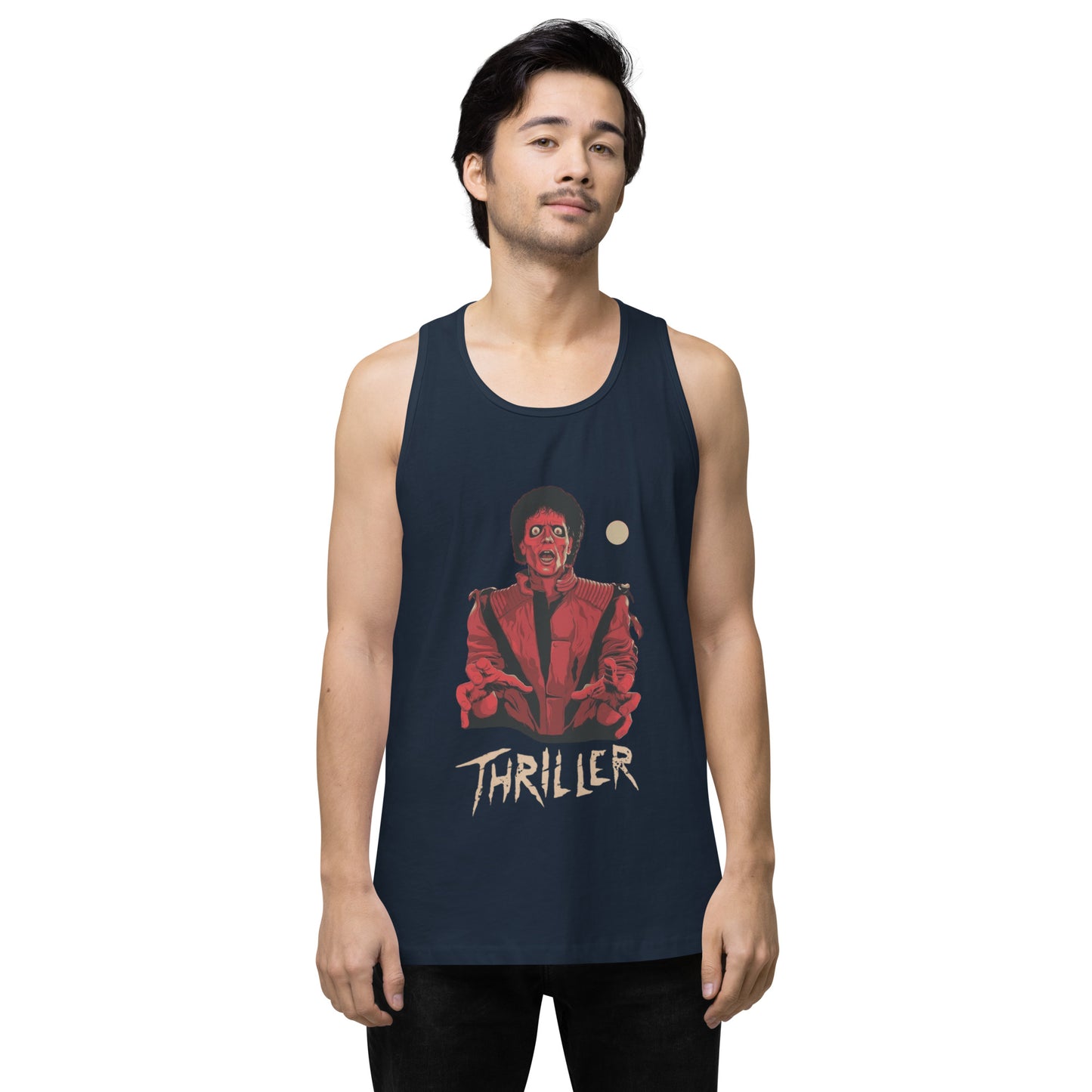 Playera Harmony Style (Tank Top): Thriller (red zombie) - Michael Jackson