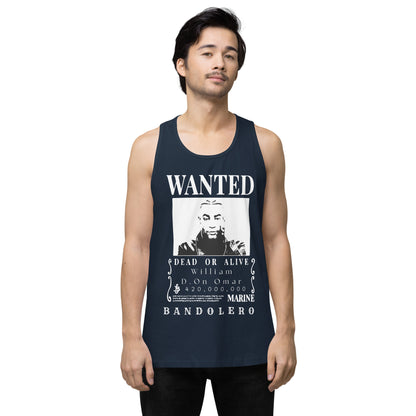 Playera Harmony Style (Tank Top): Wanted William D. On Omar - Don Omar x One Piece