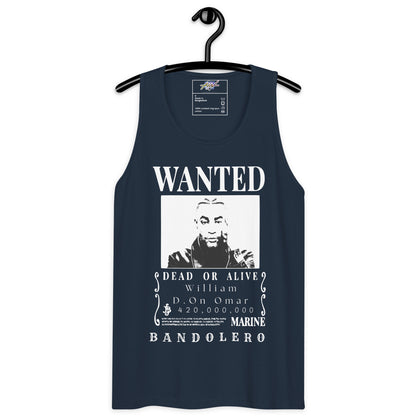 Playera Harmony Style (Tank Top): Wanted William D. On Omar - Don Omar x One Piece