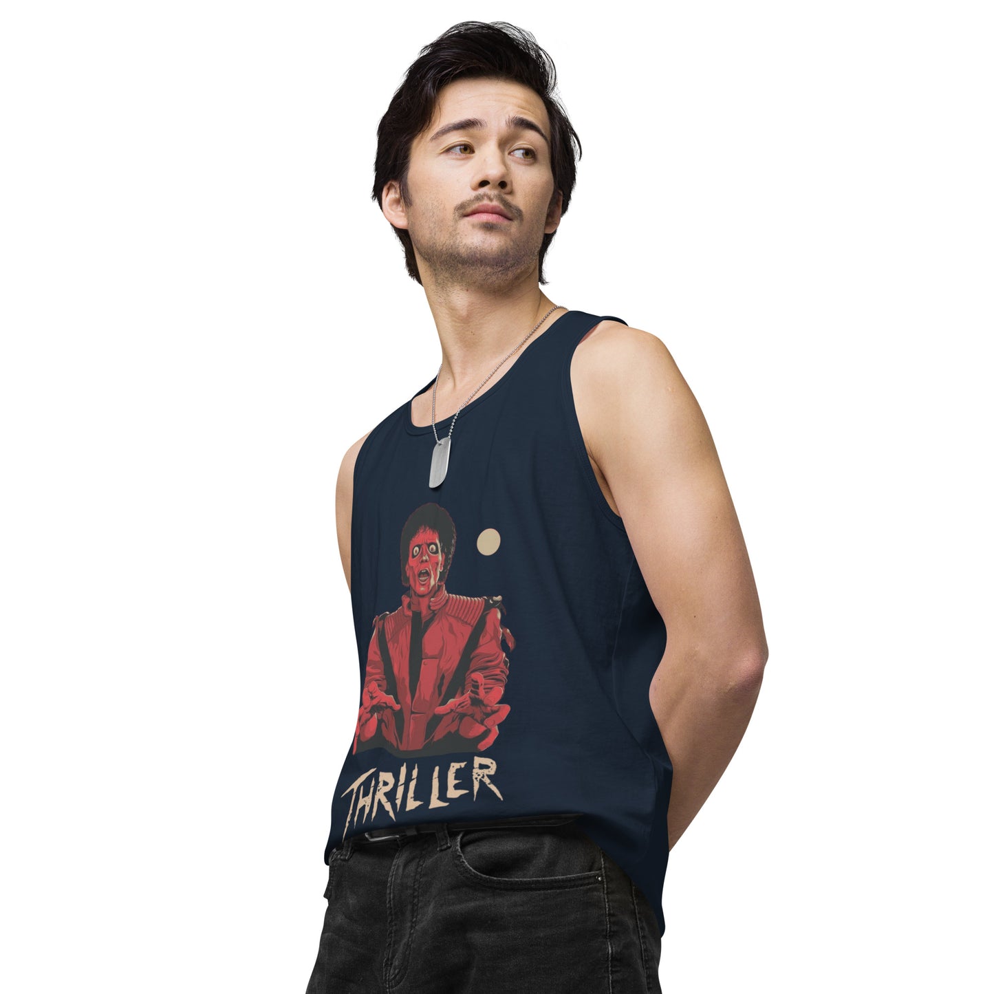 Playera Harmony Style (Tank Top): Thriller (red zombie) - Michael Jackson