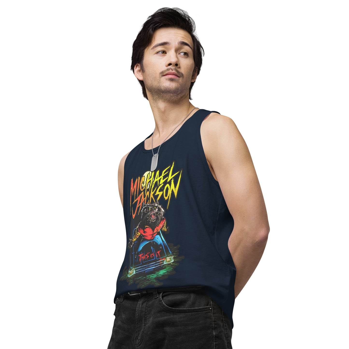 Playera Harmony Style (Tank Top): Thriller (wolf) - Michael Jackson
