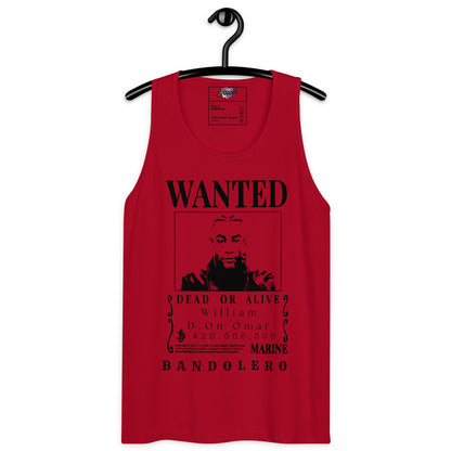 Playera Harmony Style (Tank Top): Wanted William D. On Omar - Don Omar x One Piece