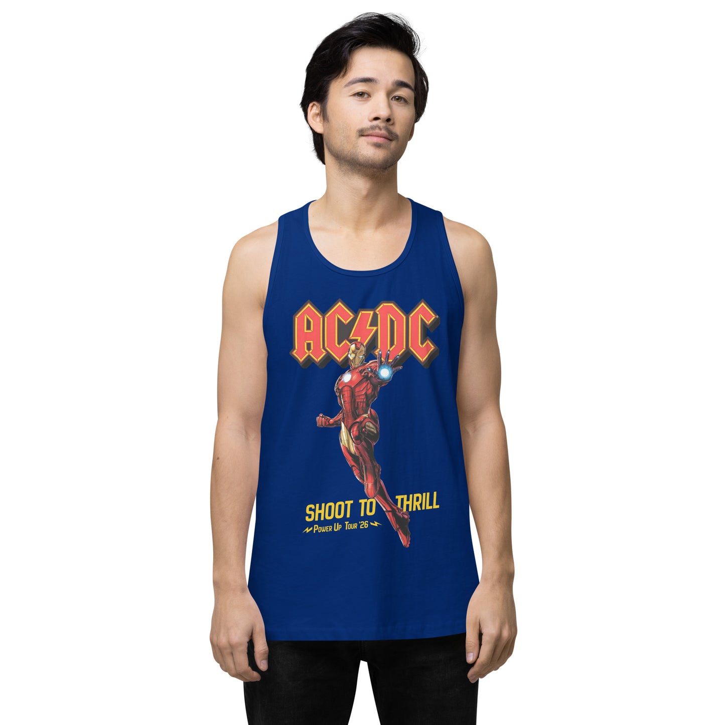 Playera Harmony Style (Tank Top): Shoot To Thrill (Iron Man) - AC/DC