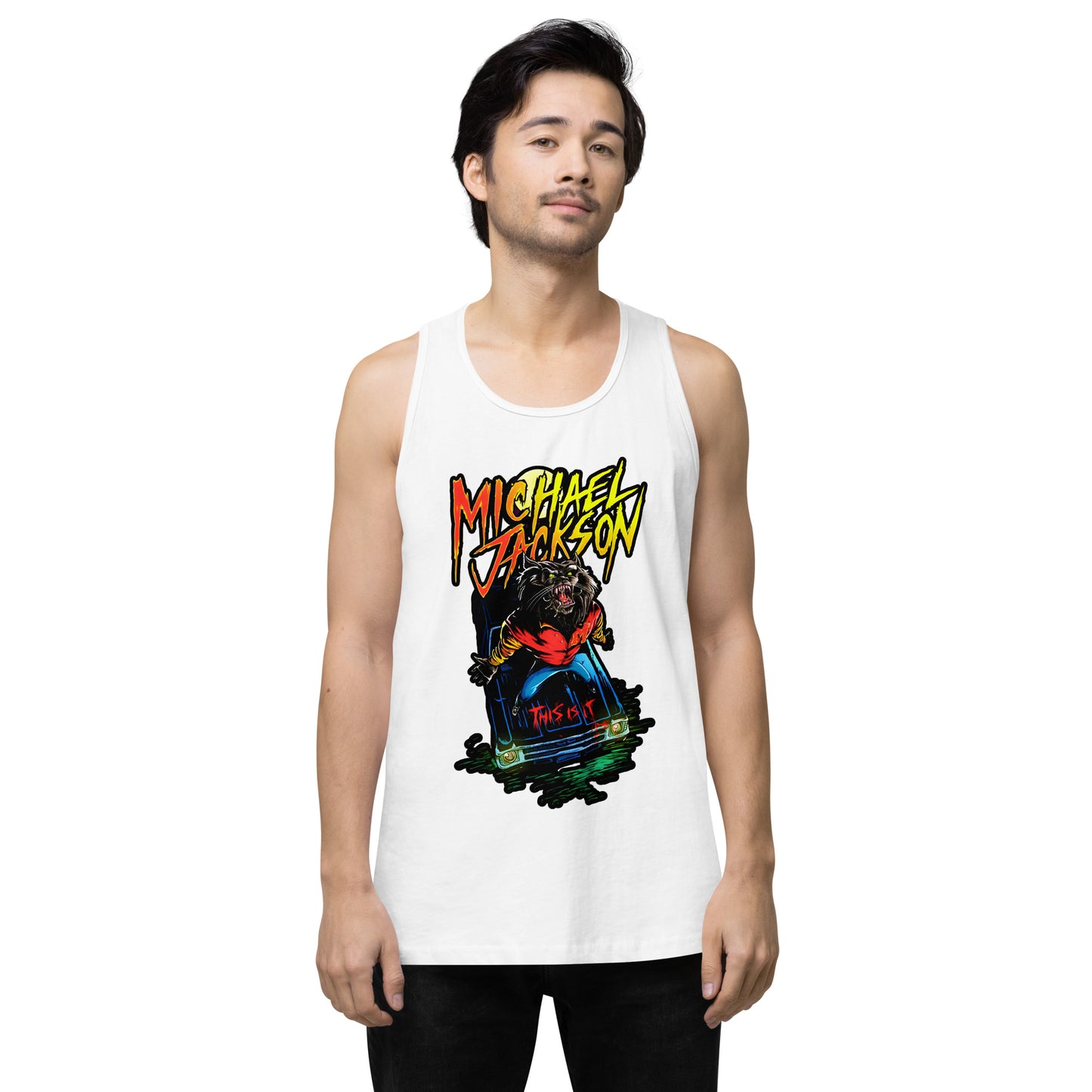 Playera Harmony Style (Tank Top): Thriller (wolf) - Michael Jackson