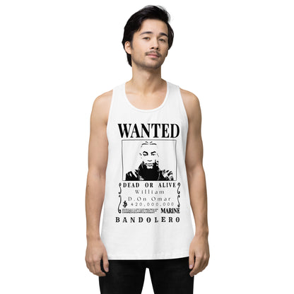 Playera Harmony Style (Tank Top): Wanted William D. On Omar - Don Omar x One Piece
