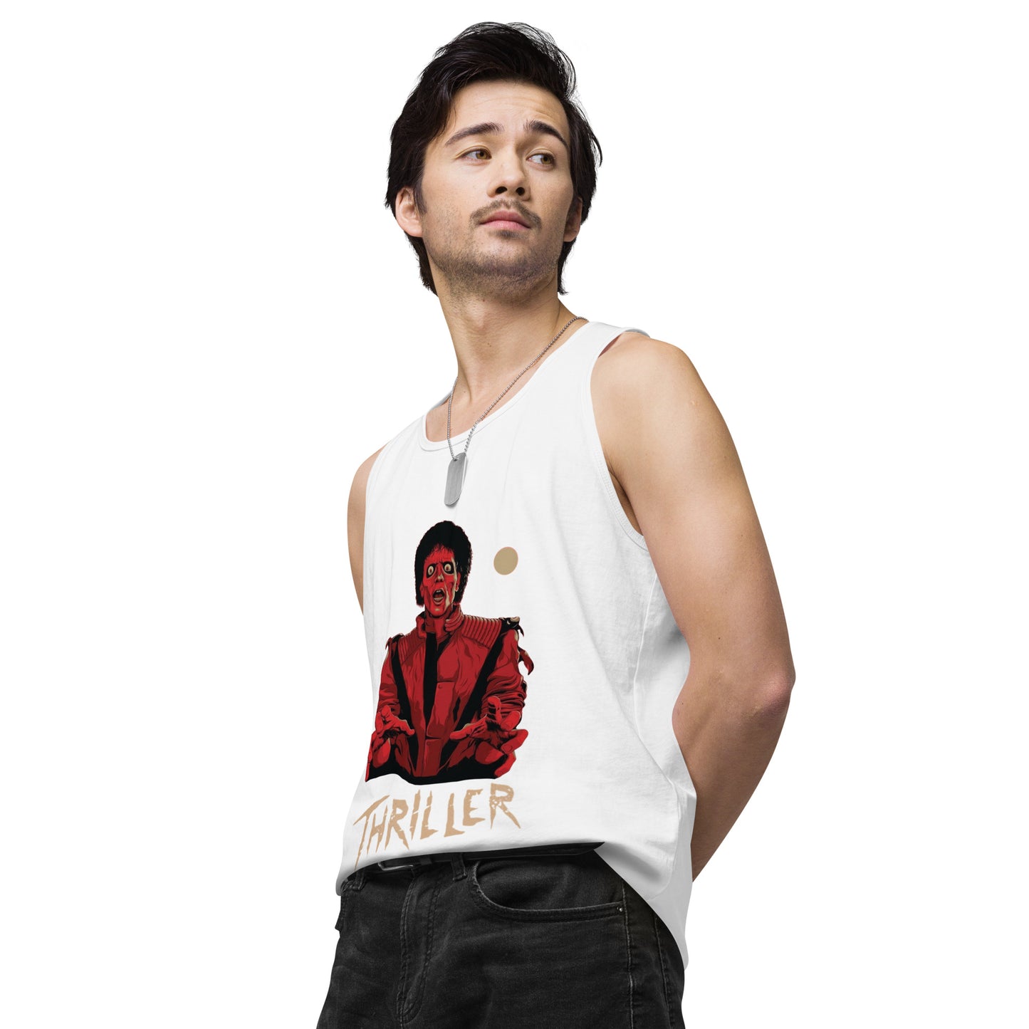 Playera Harmony Style (Tank Top): Thriller (red zombie) - Michael Jackson