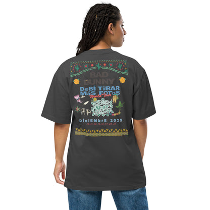 Playera DELUXE: "DfMF World Tour México 2025" Oversize - Bad Bunny