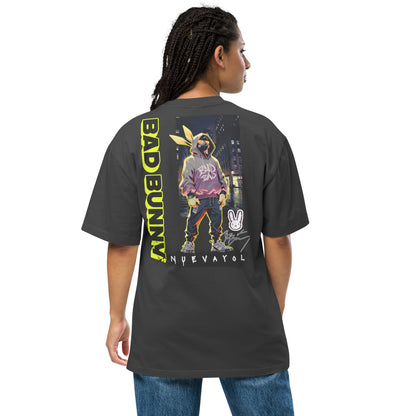 Playera DELUXE: "NUEVAYOL" Oversize - Bad Bunny