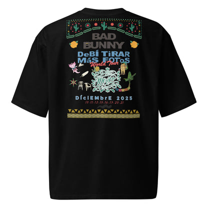 Playera DELUXE: "DfMF World Tour México 2025" Oversize - Bad Bunny