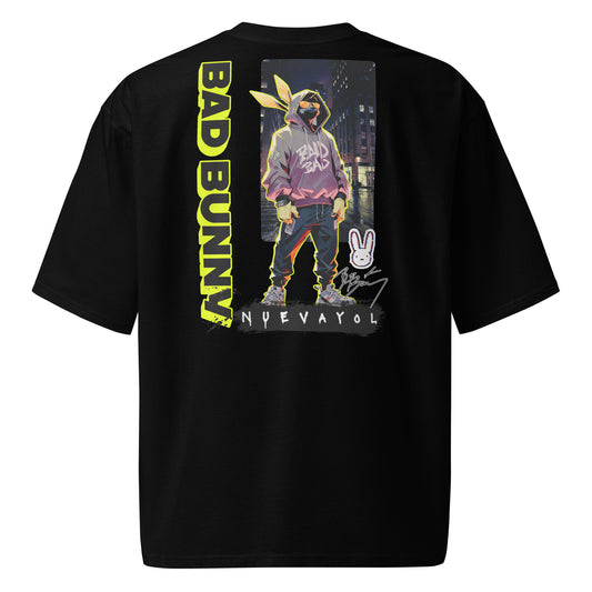 Playera DELUXE: "NUEVAYOL" Oversize - Bad Bunny