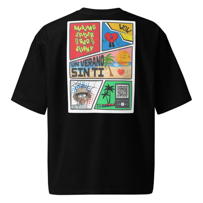 Playera DELUXE: "Spider Bunny" Oversize - Bad Bunny