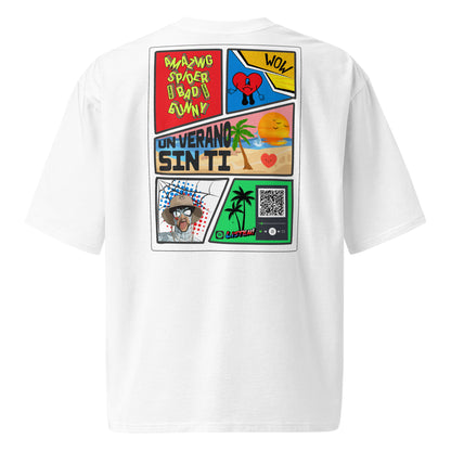 Playera DELUXE: "Spider Bunny" Oversize - Bad Bunny