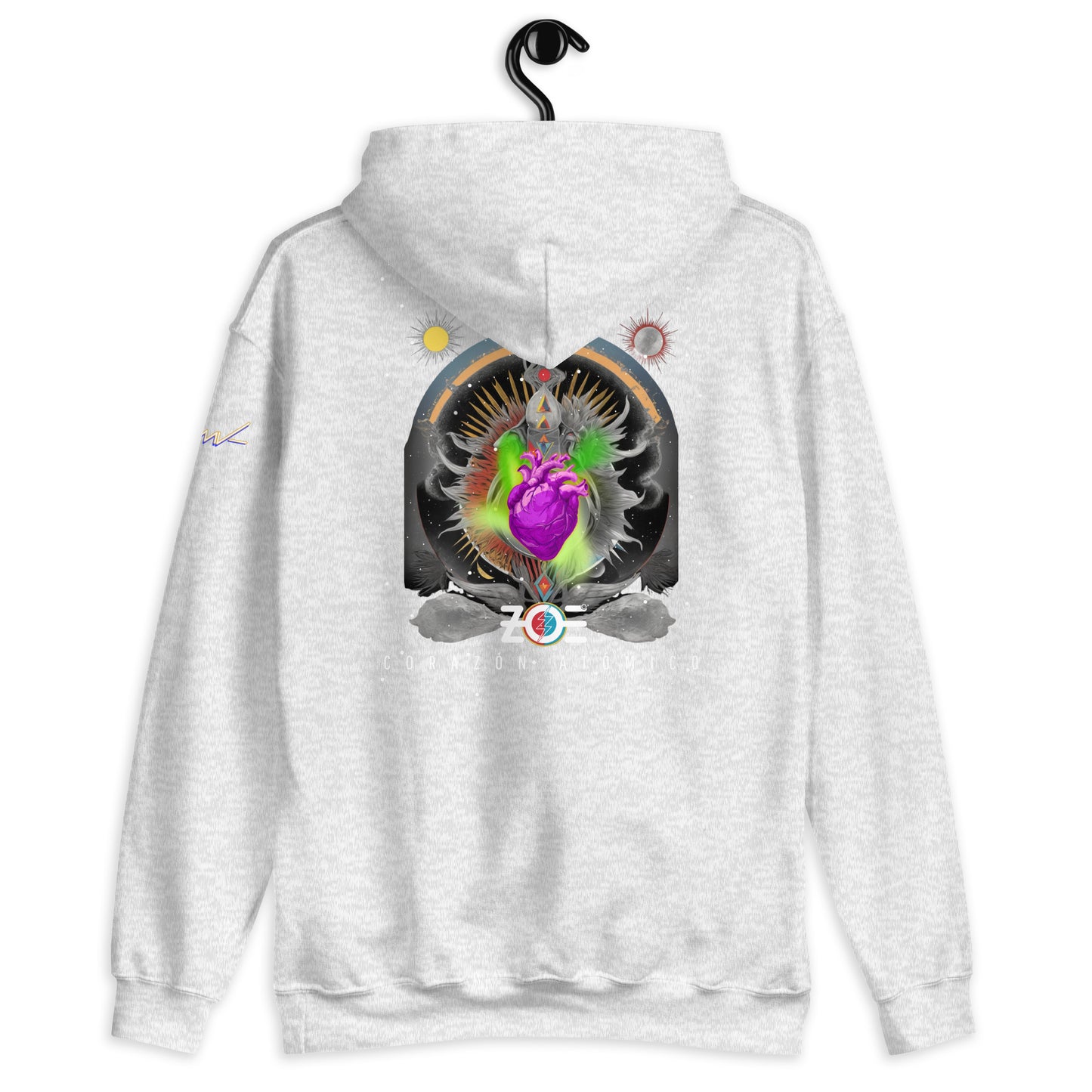 Hoodie Harmony Style: Corazón Atómico - Zoé