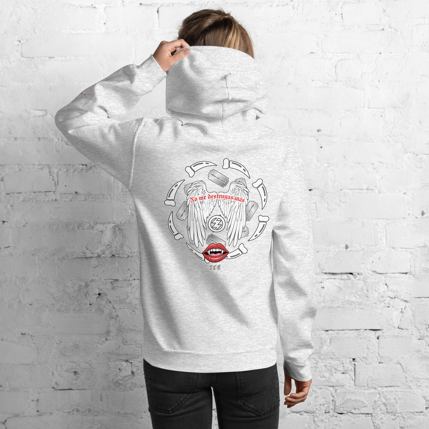 Hoodie Harmony Style: No me destruyas - Zoé
