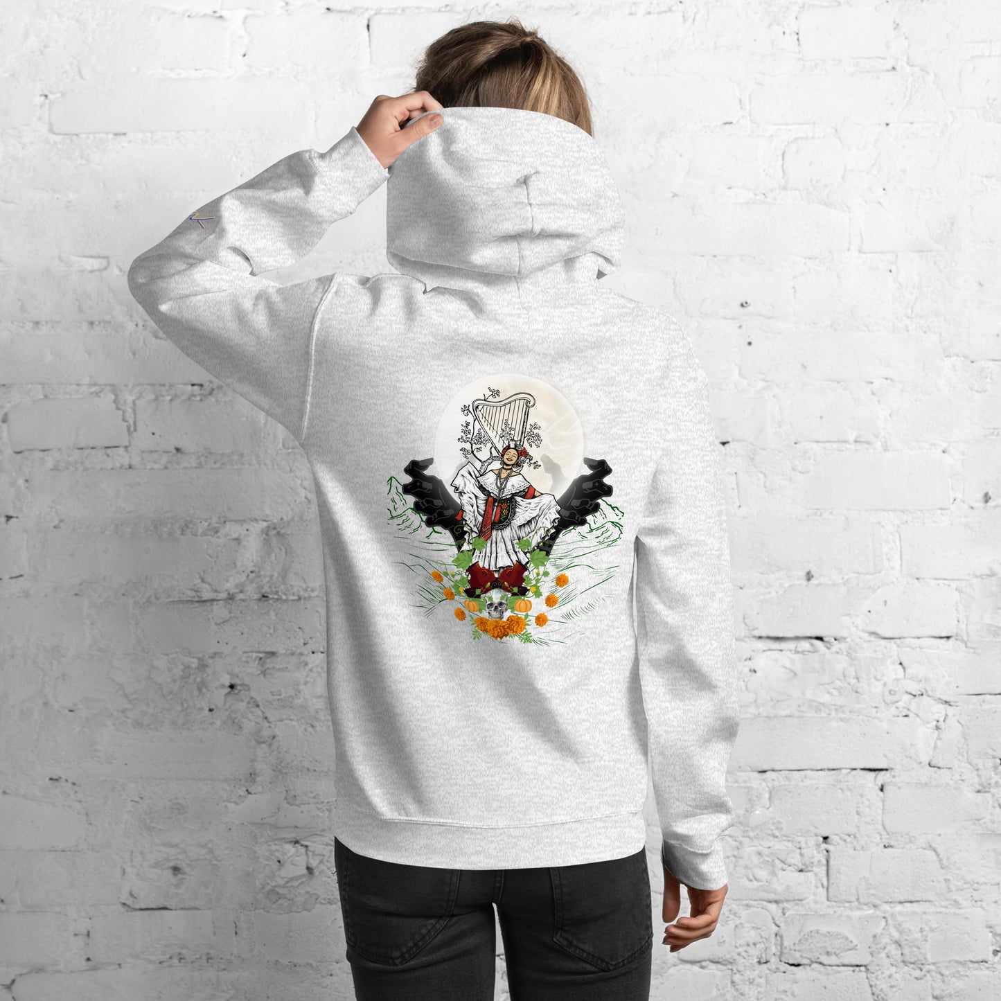 Hoodie Harmony Style: LA BRUJA - Tlen Huicani, Lino Chavez