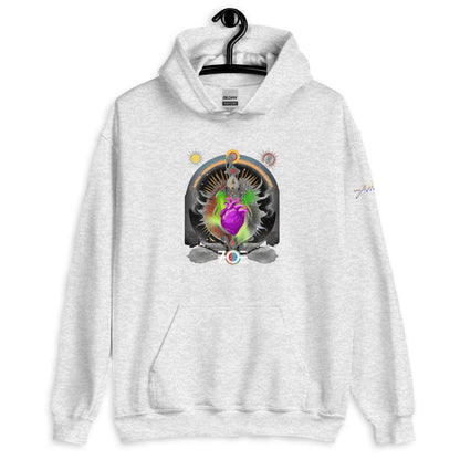 Hoodie Core Vibes: Corazón atómico - Zoé