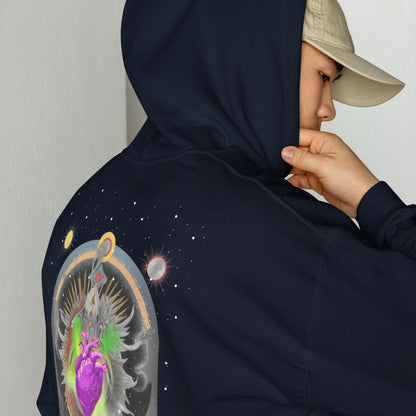 Hoodie Harmony Style: Corazón Atómico - Zoé
