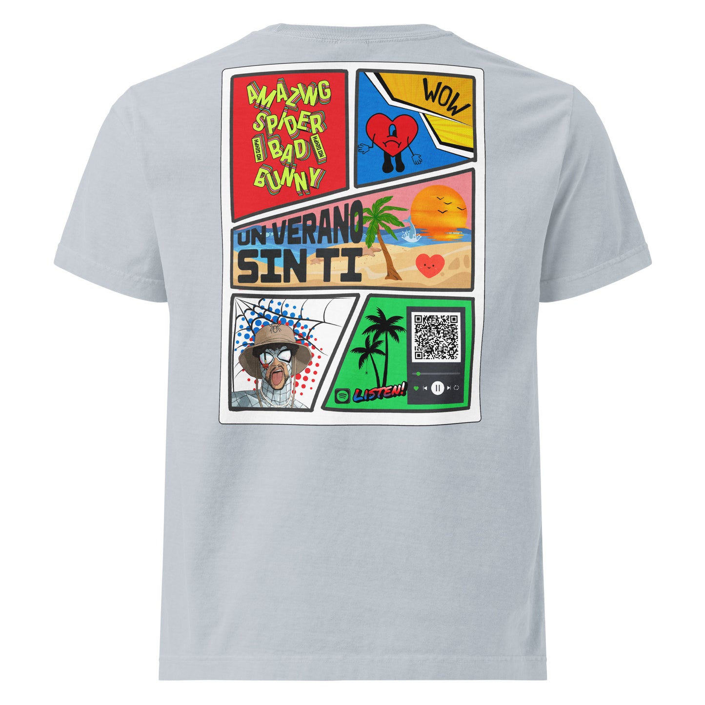 Playera DELUXE: "Spider Bunny" Oversize - Bad Bunny