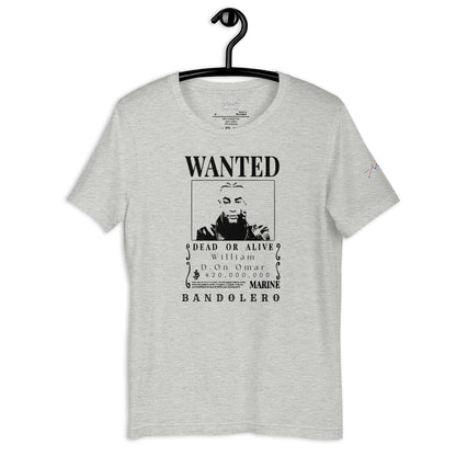 Playera Core Vibes: Wanted William D. On Omar - Don Omar x One Piece