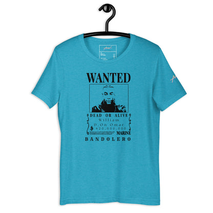 Playera Core Vibes: Wanted William D. On Omar - Don Omar x One Piece