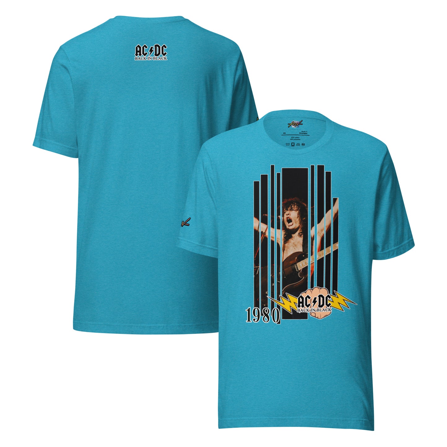 Playera Harmony Style: "Back in black Bon Scott 1980" - AC/DC