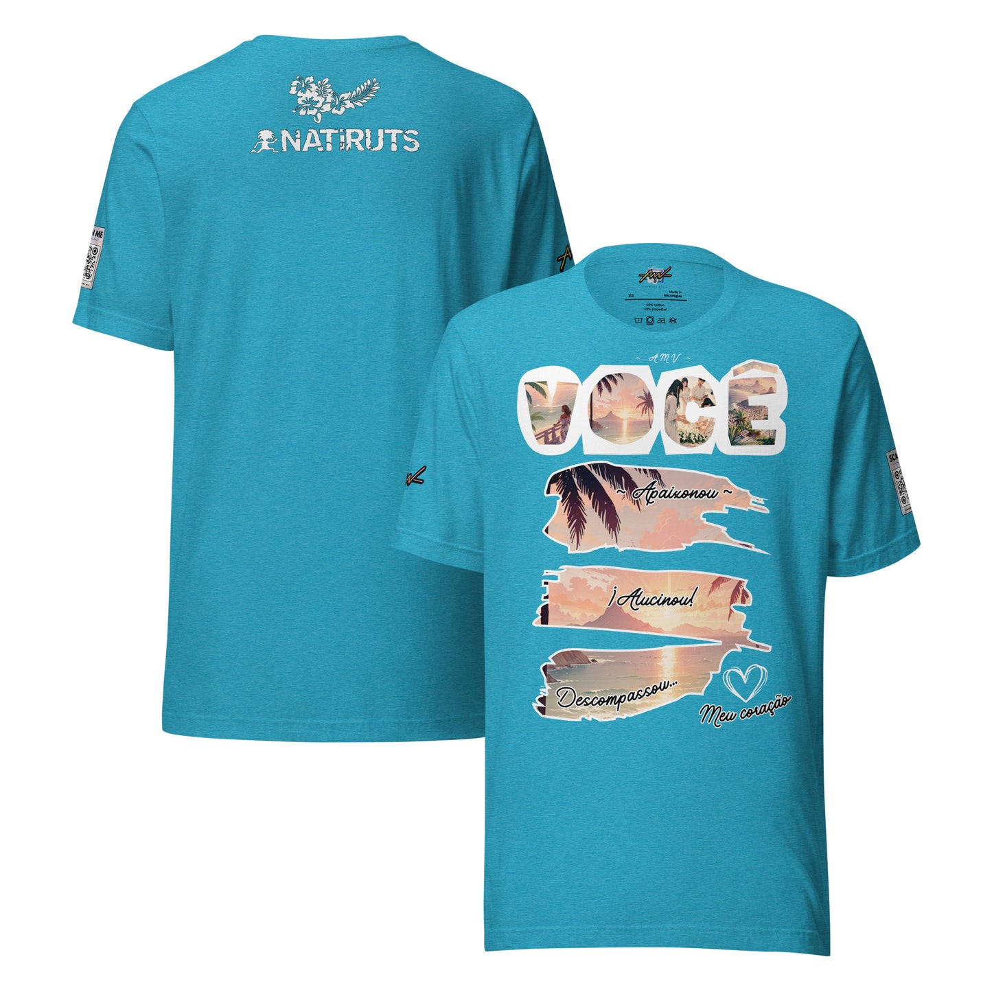 Playera Harmony Style: "Você Me Encantou Demais" - Natiruts