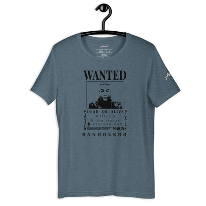 Playera Core Vibes: Wanted William D. On Omar - Don Omar x One Piece
