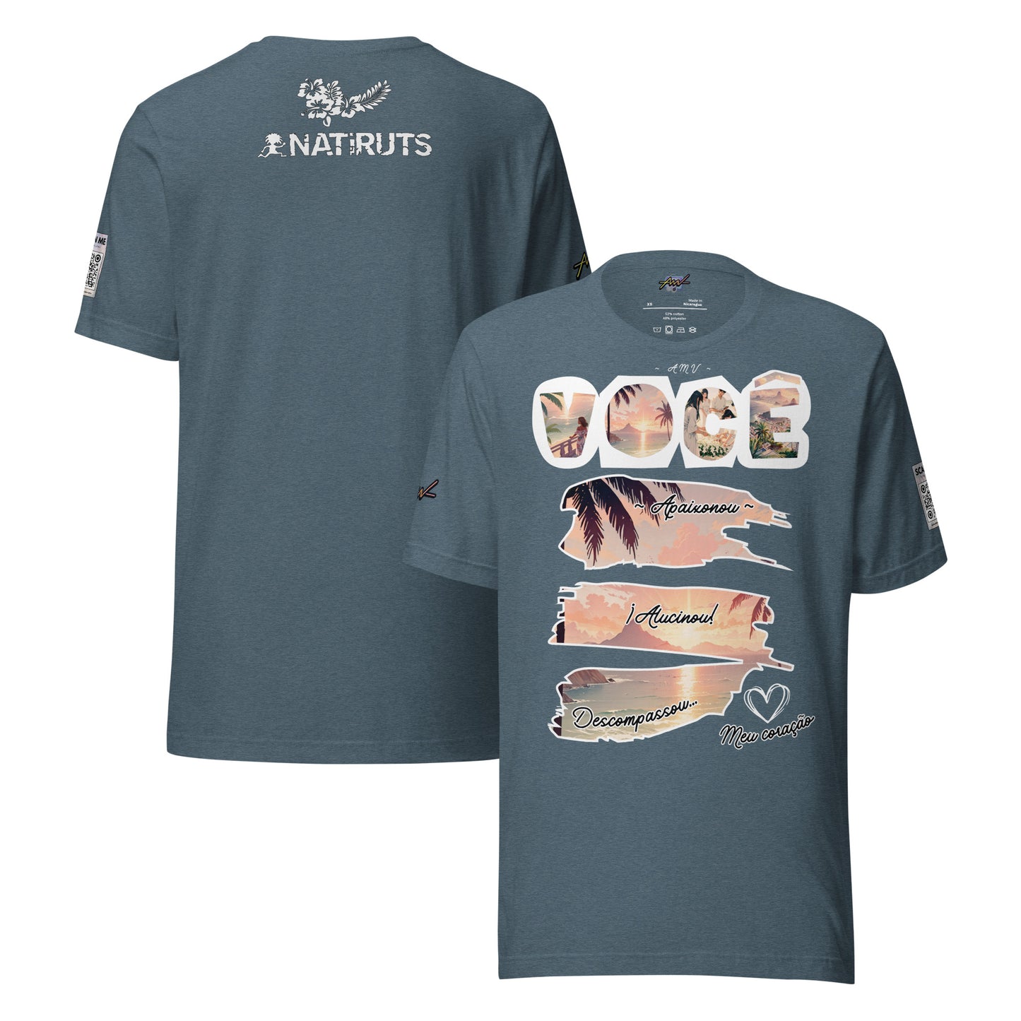 Playera Harmony Style: "Você Me Encantou Demais" - Natiruts