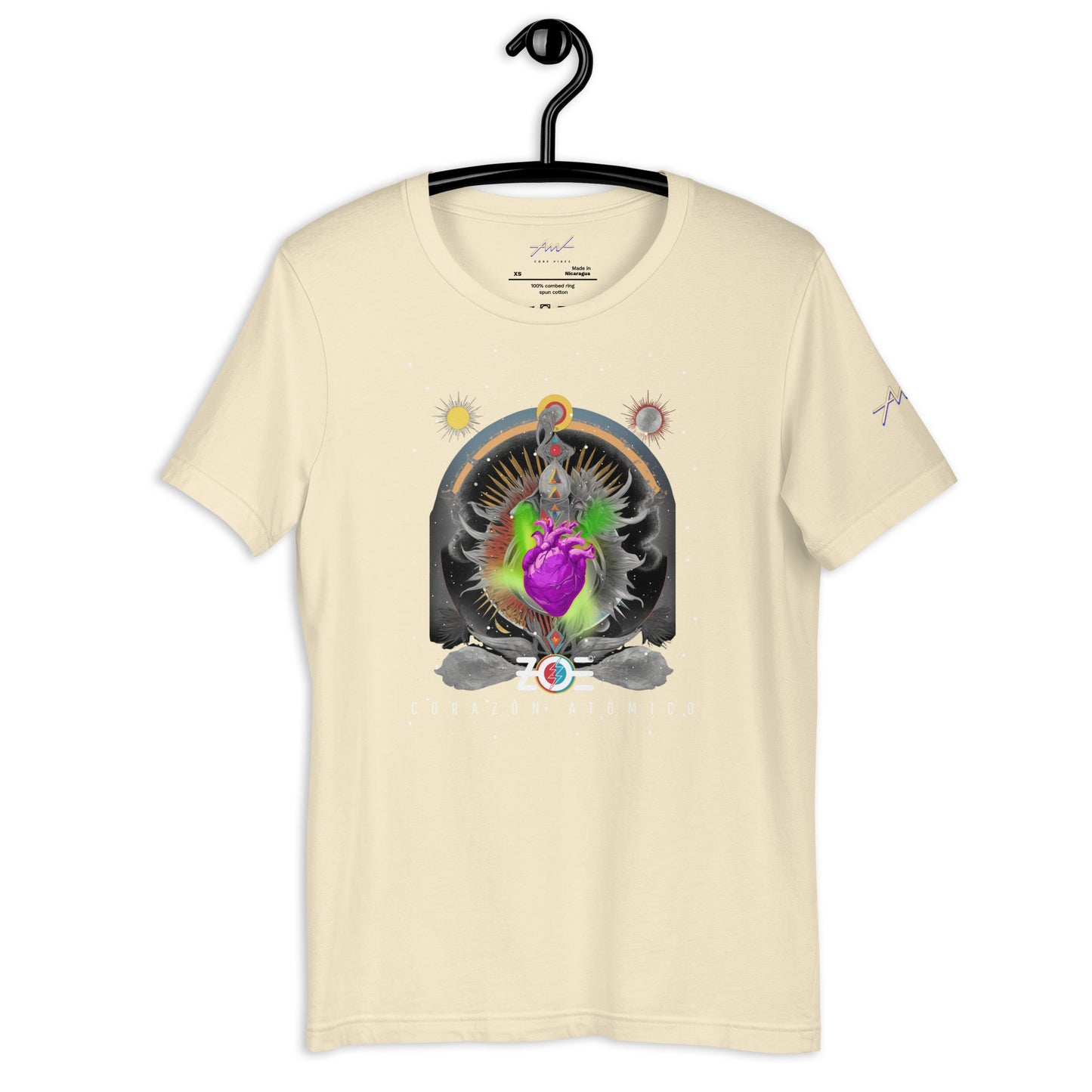 Playera Harmony Style: Corazón atómico - Zoé