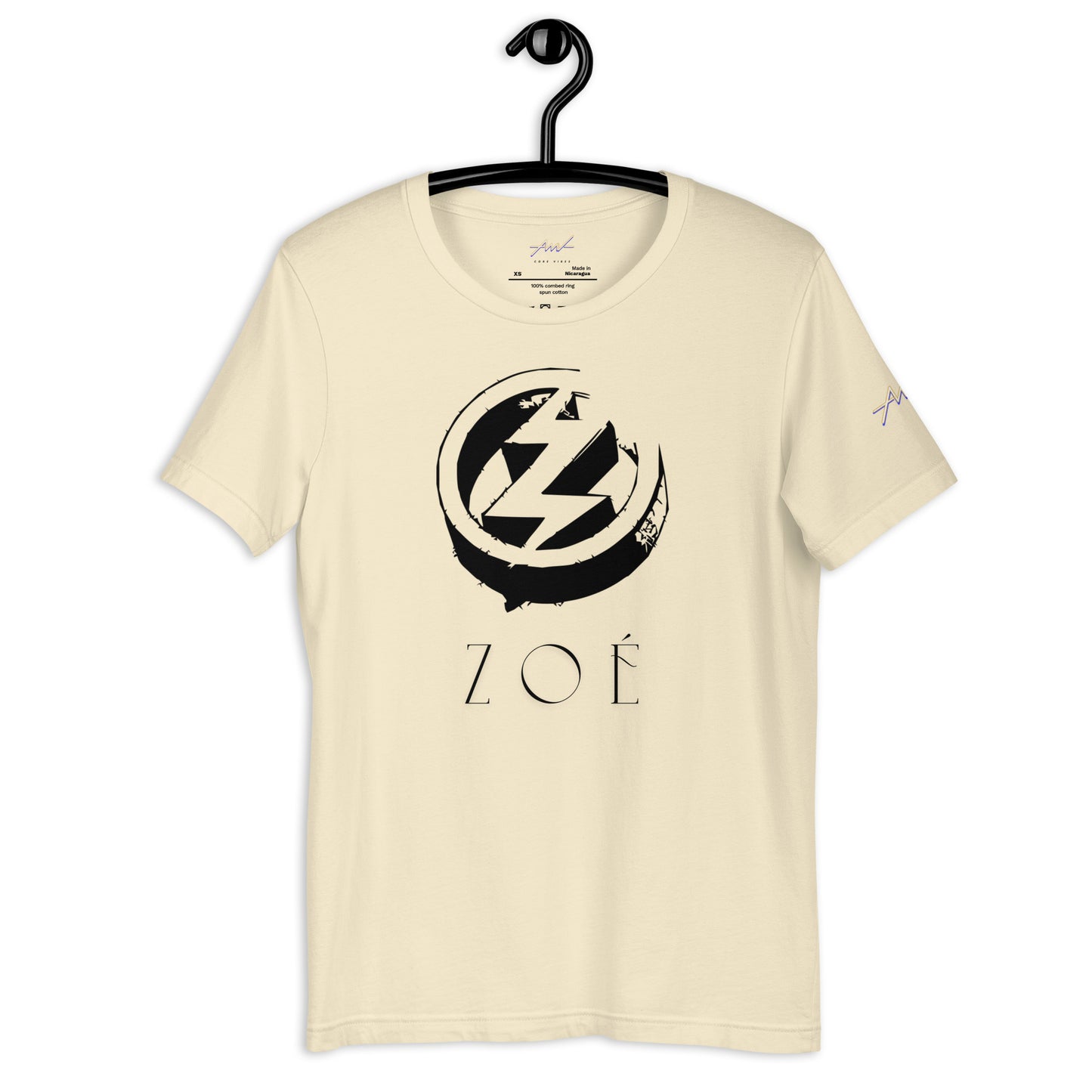 Playera Core Vibes: Zoé Rayo Desgastado