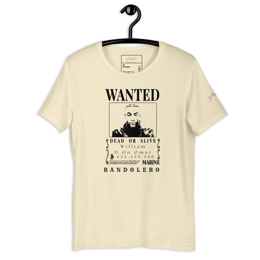 Playera Core Vibes: Wanted William D. On Omar - Don Omar x One Piece