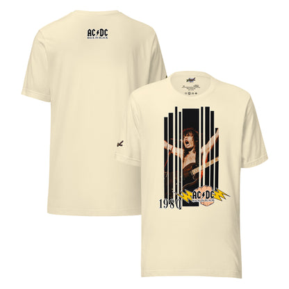 Playera Harmony Style: "Back in black Bon Scott 1980" - AC/DC