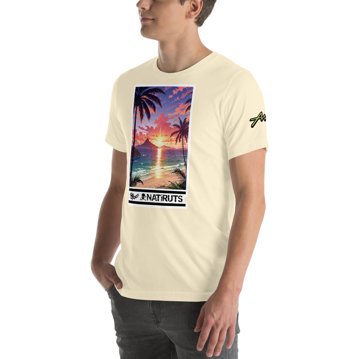 Playera DELUXE: "Quero ser feliz tambem" - Natiruts