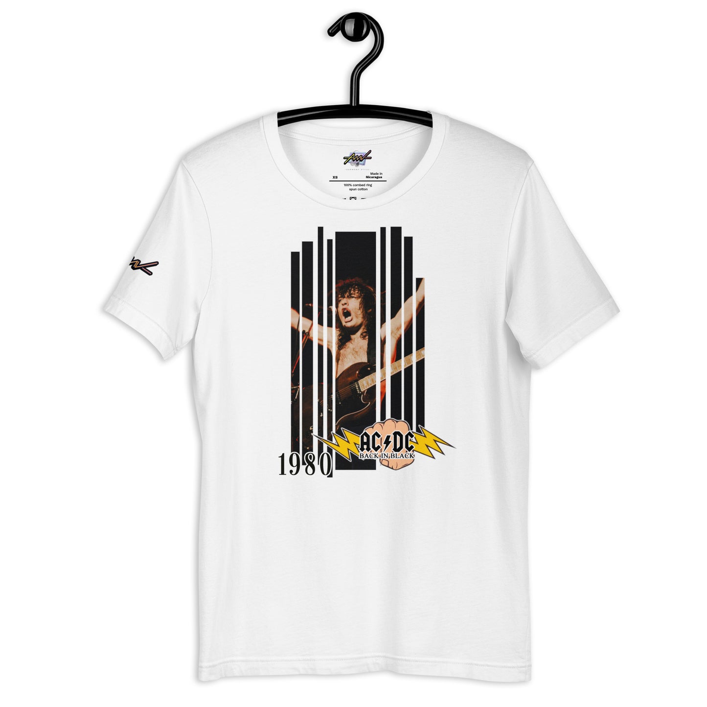 Playera Harmony Style: "Back in black Bon Scott 1980" - AC/DC