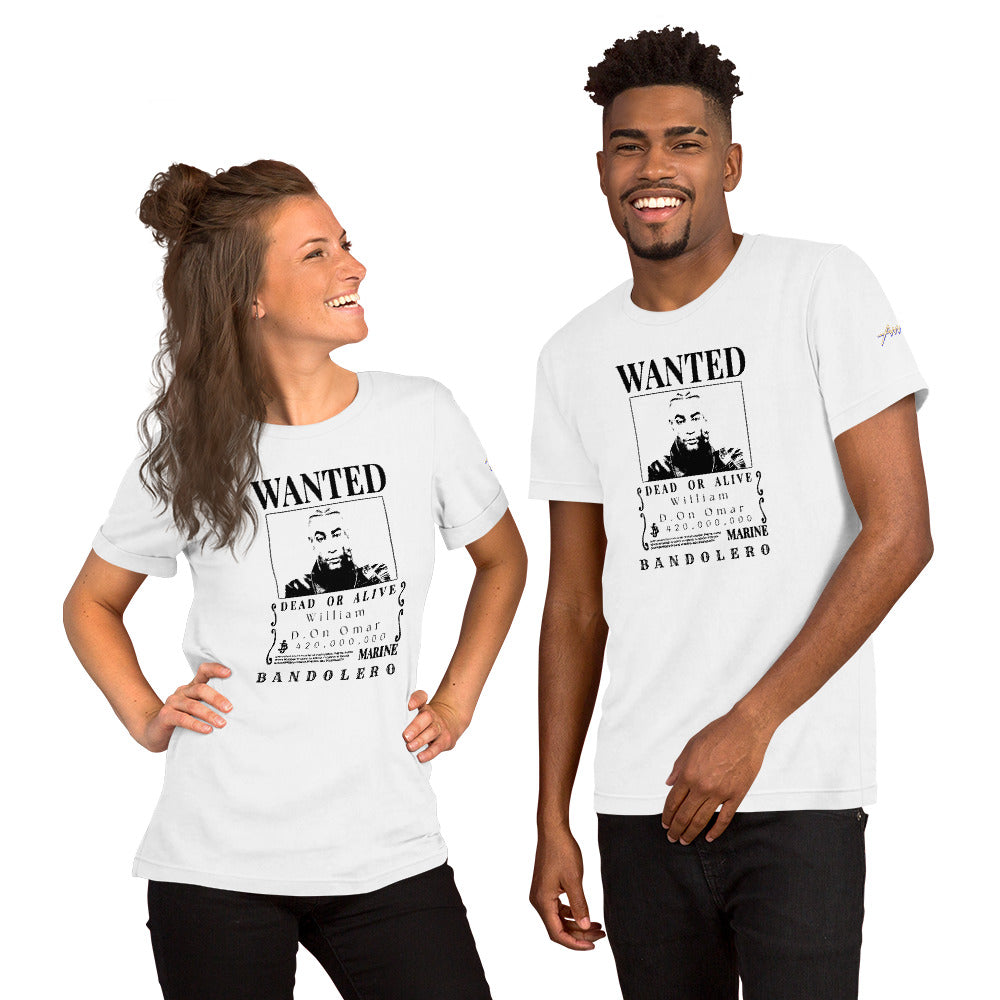 Playera Core Vibes: Wanted William D. On Omar - Don Omar x One Piece