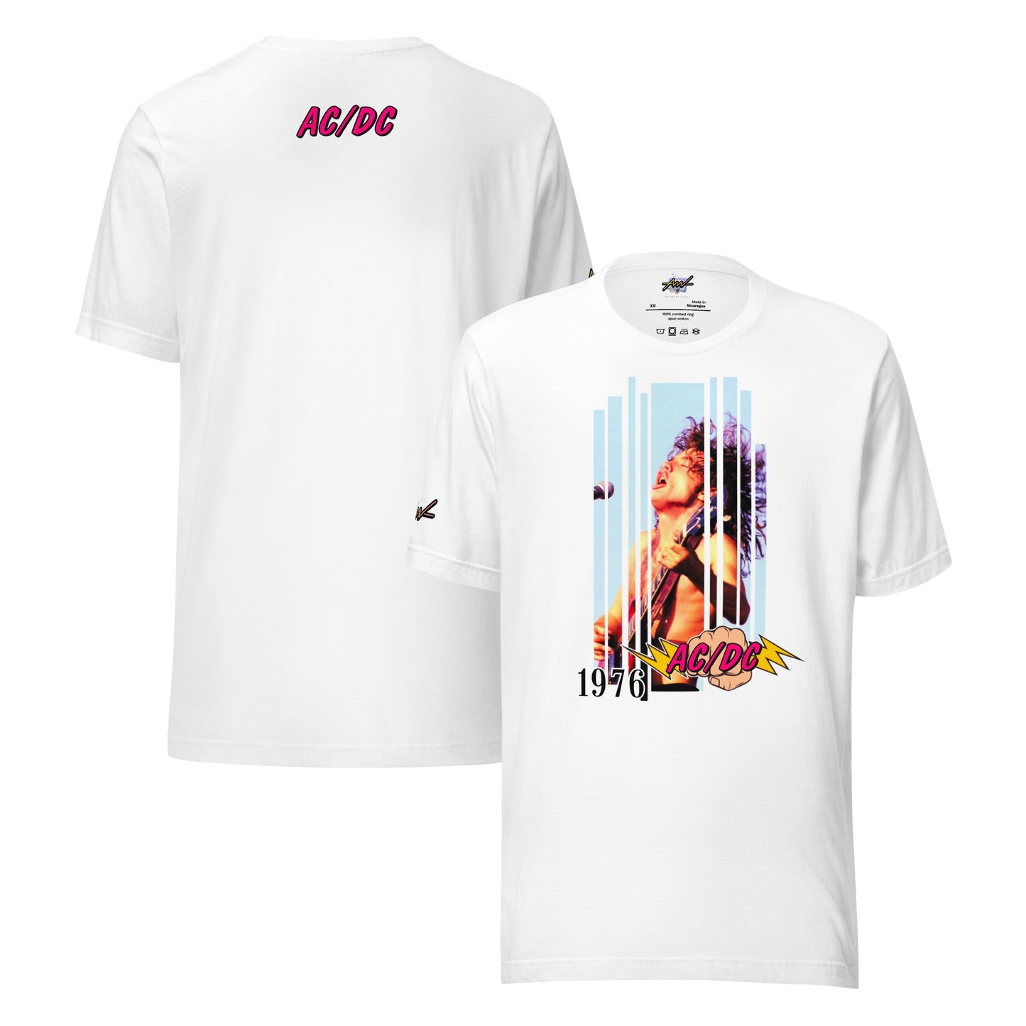 Playera Harmony Style: "DDDDC 1976" - AC/DC