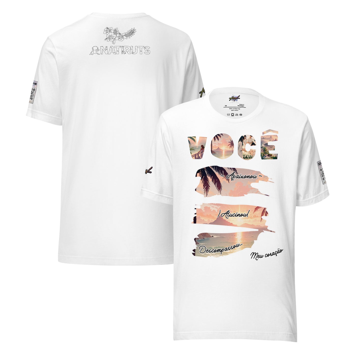 Playera Harmony Style: "Você Me Encantou Demais" - Natiruts