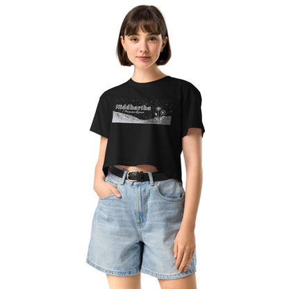 Playera DELUXE: "Paraíso Lunar" (Crop top) - Siddhartha