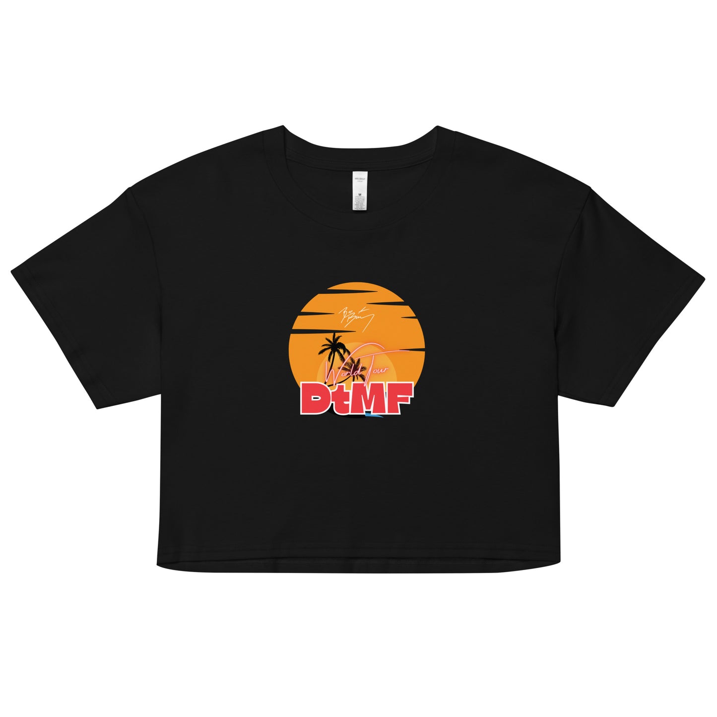 Playera DELUXE: "DfMF World Tour Sol" (Crop top) - Bad Bunny