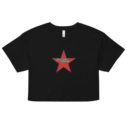 Playera DELUXE (Crop top): Estrella Roja - Panteón Rococo