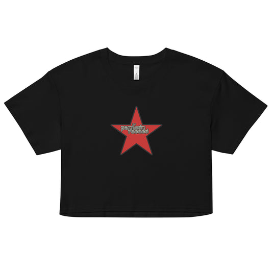 Playera DELUXE (Crop top): Estrella Roja - Panteón Rococo