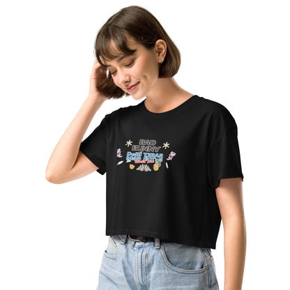 Playera DELUXE: "DfMF World Tour" (Crop top) - Bad Bunny